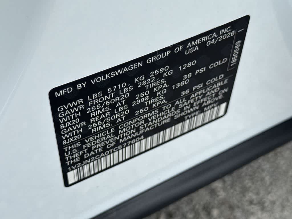 2026 Volkswagen Atlas 2.0T SE w/Technology