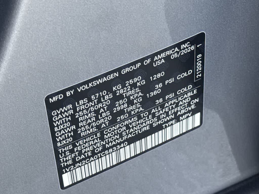 2026 Volkswagen Atlas 2.0T SE w/Technology