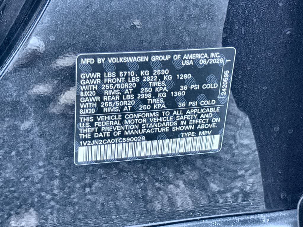 2026 Volkswagen Atlas 2.0T SE w/Technology