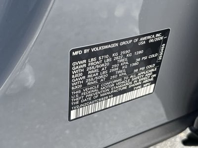 2026 Volkswagen Atlas 2.0T SE w/Technology