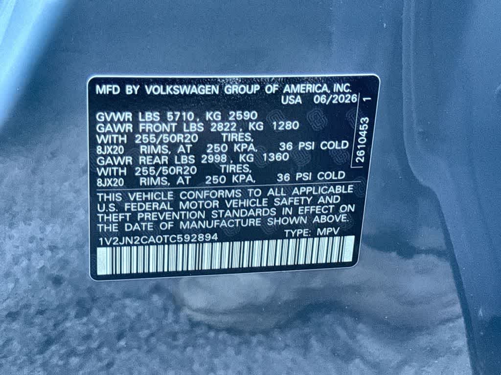 2026 Volkswagen Atlas 2.0T SE w/Technology
