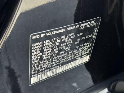 2026 Volkswagen Atlas 2.0T SE w/Technology