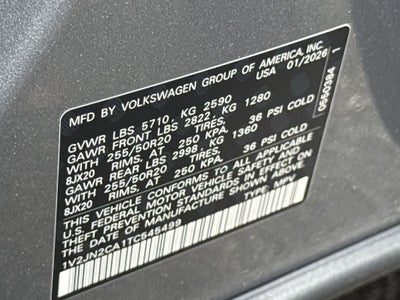 2026 Volkswagen Atlas 2.0T SE w/Technology
