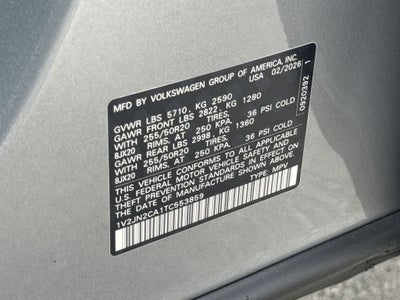 2026 Volkswagen Atlas 2.0T SE w/Technology