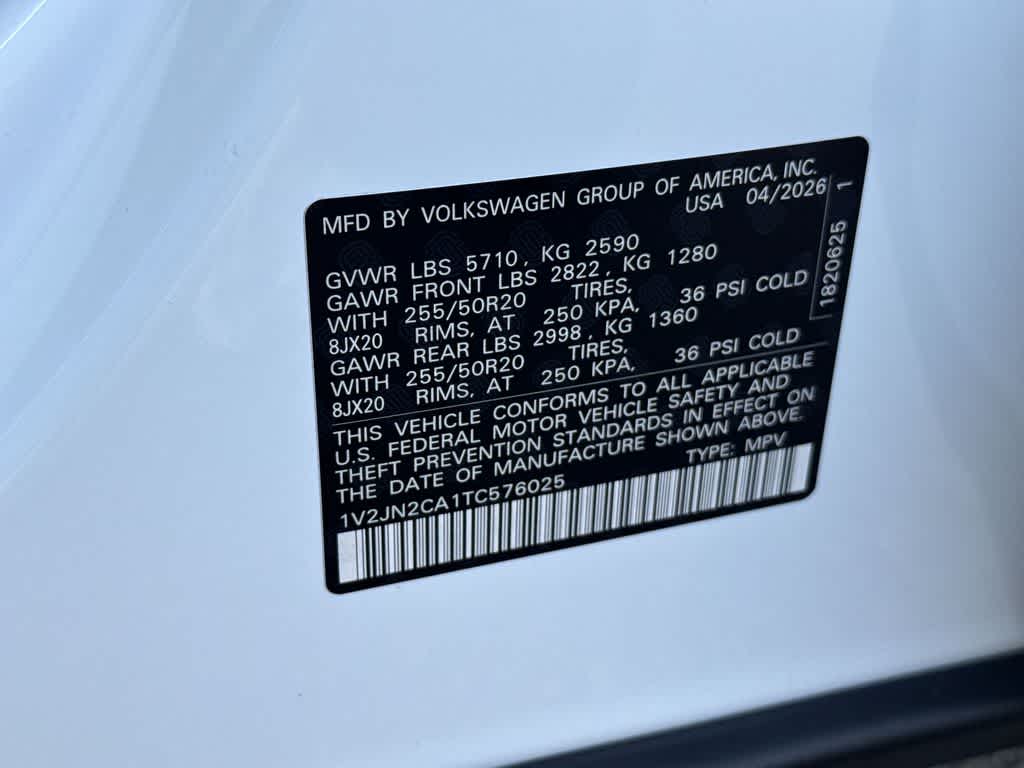 2026 Volkswagen Atlas 2.0T SE w/Technology