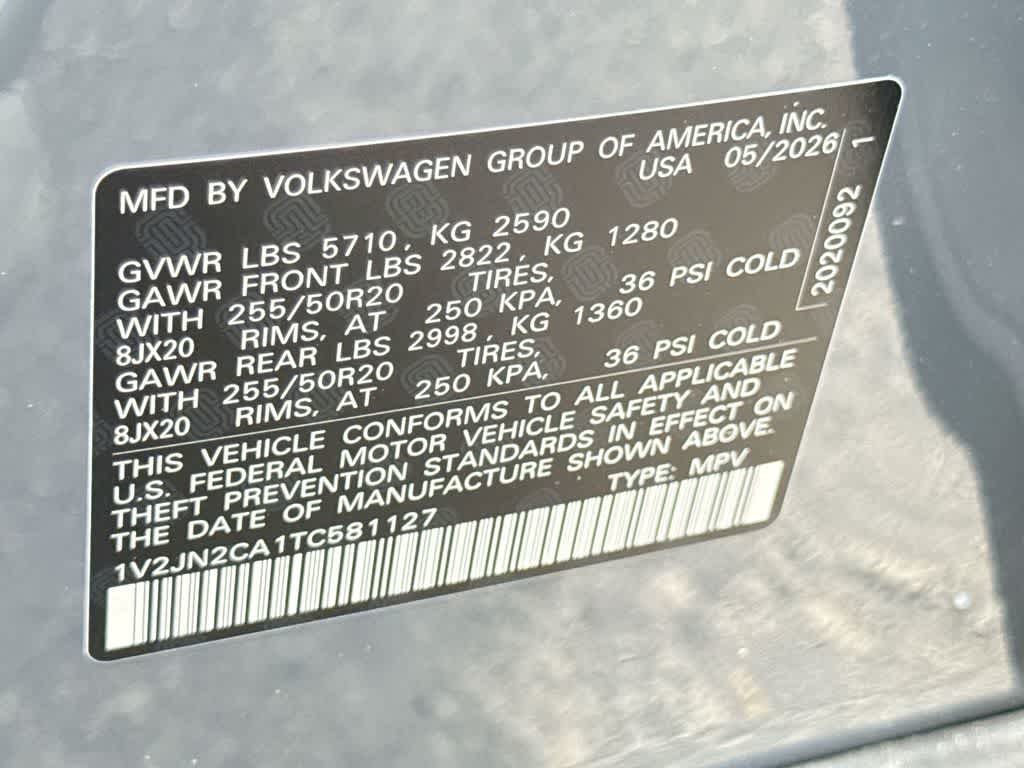2026 Volkswagen Atlas 2.0T SE w/Technology
