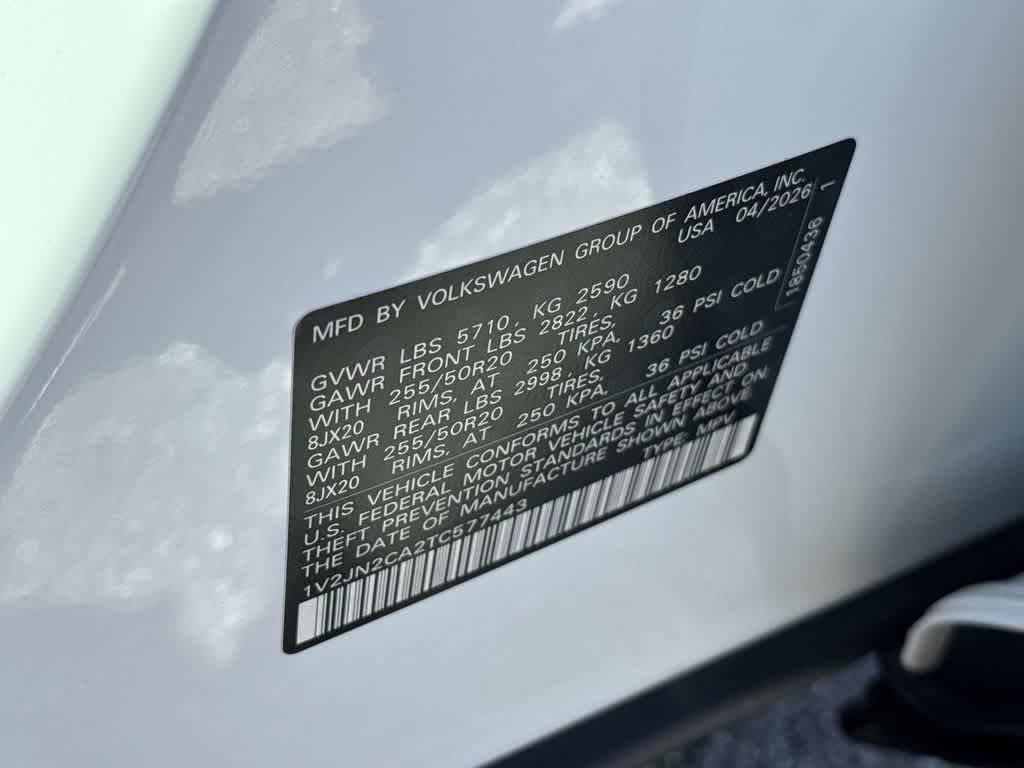 2026 Volkswagen Atlas 2.0T SE w/Technology
