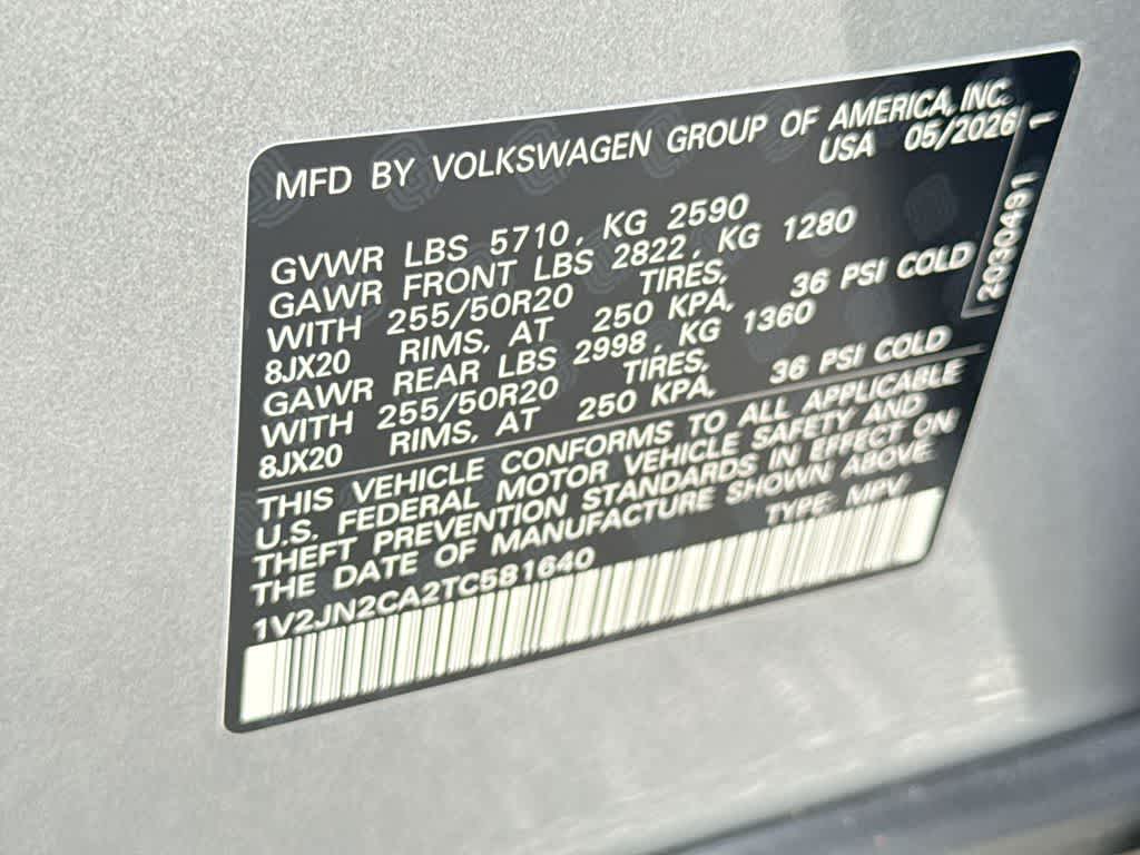 2026 Volkswagen Atlas 2.0T SE w/Technology