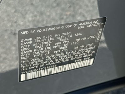 2026 Volkswagen Atlas 2.0T SE w/Technology