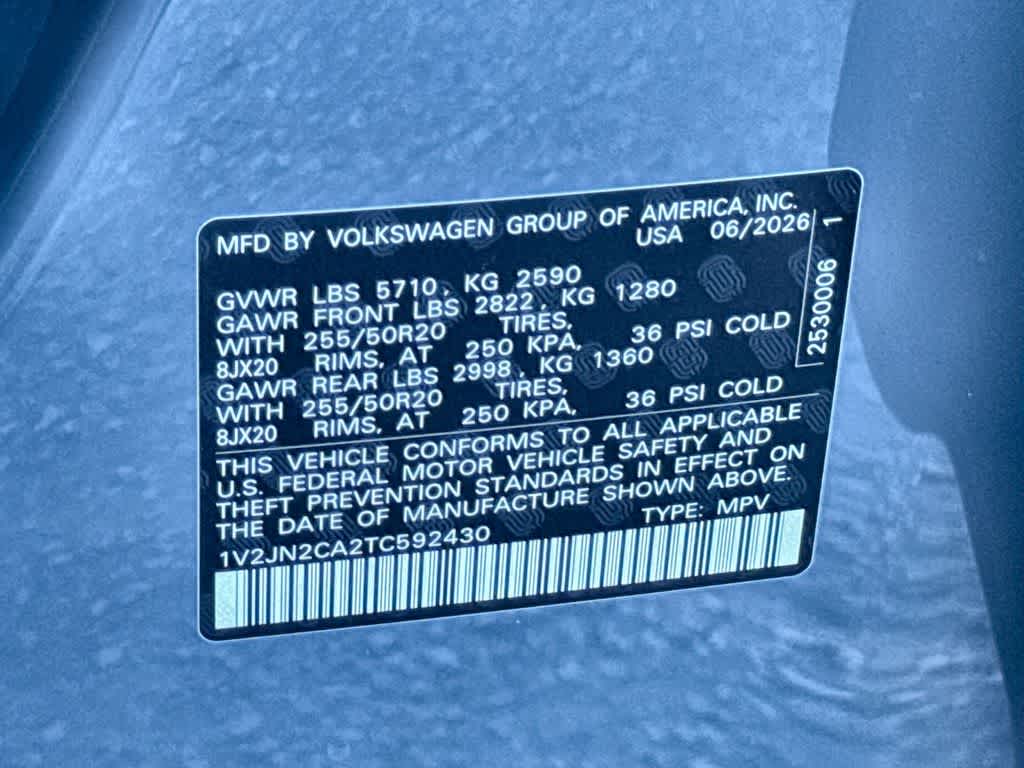 2026 Volkswagen Atlas 2.0T SE w/Technology