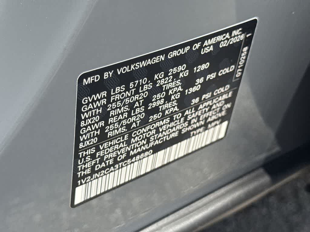 2026 Volkswagen Atlas 2.0T SE w/Technology