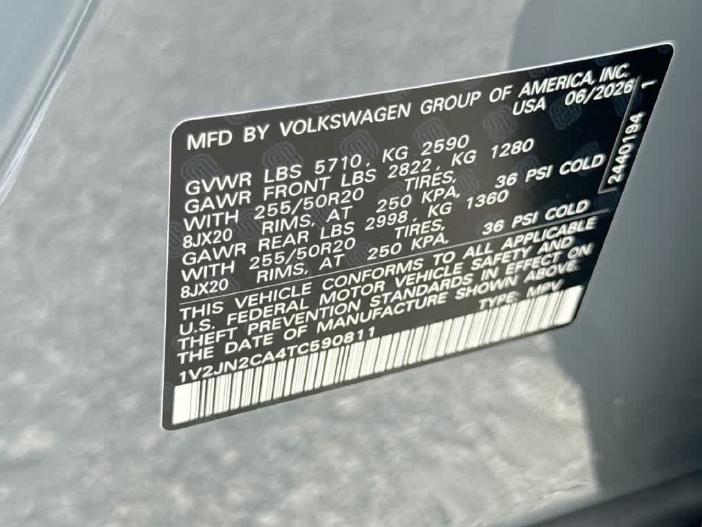 2026 Volkswagen Atlas 2.0T SE w/Technology