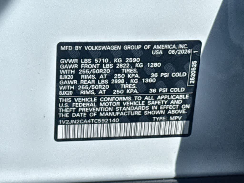 2026 Volkswagen Atlas 2.0T SE w/Technology