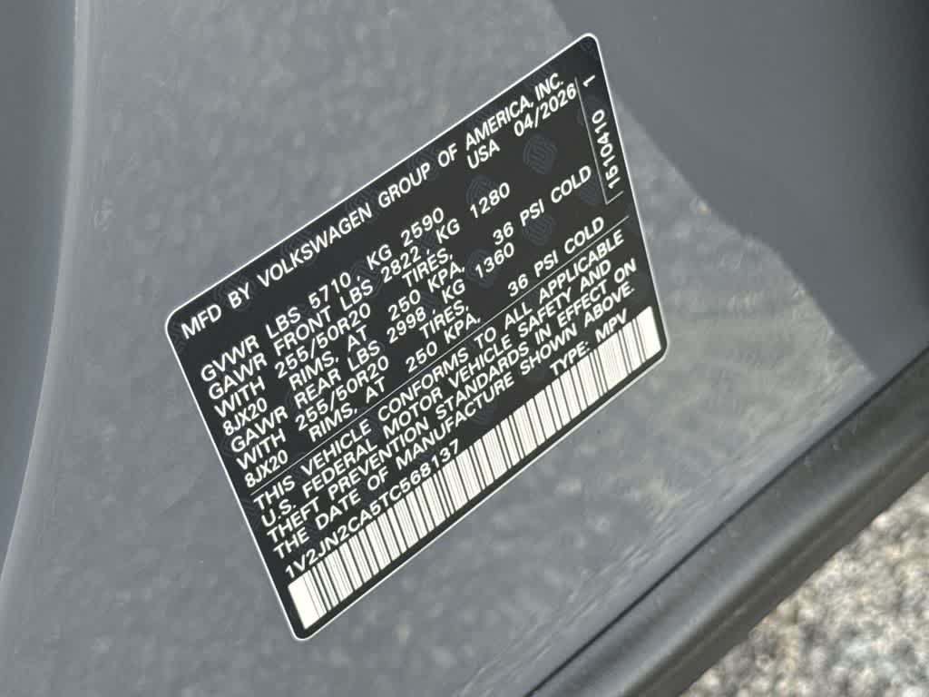 2026 Volkswagen Atlas 2.0T SE w/Technology