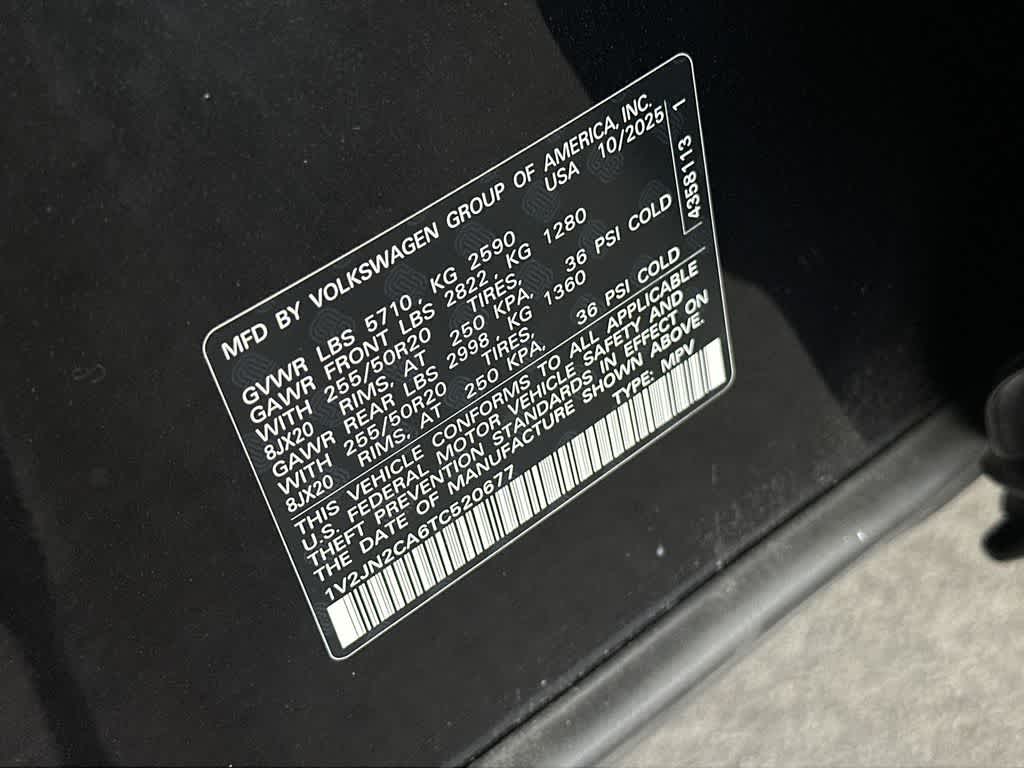 2026 Volkswagen Atlas 2.0T SE w/Technology