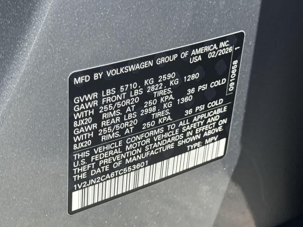 2026 Volkswagen Atlas 2.0T SE w/Technology