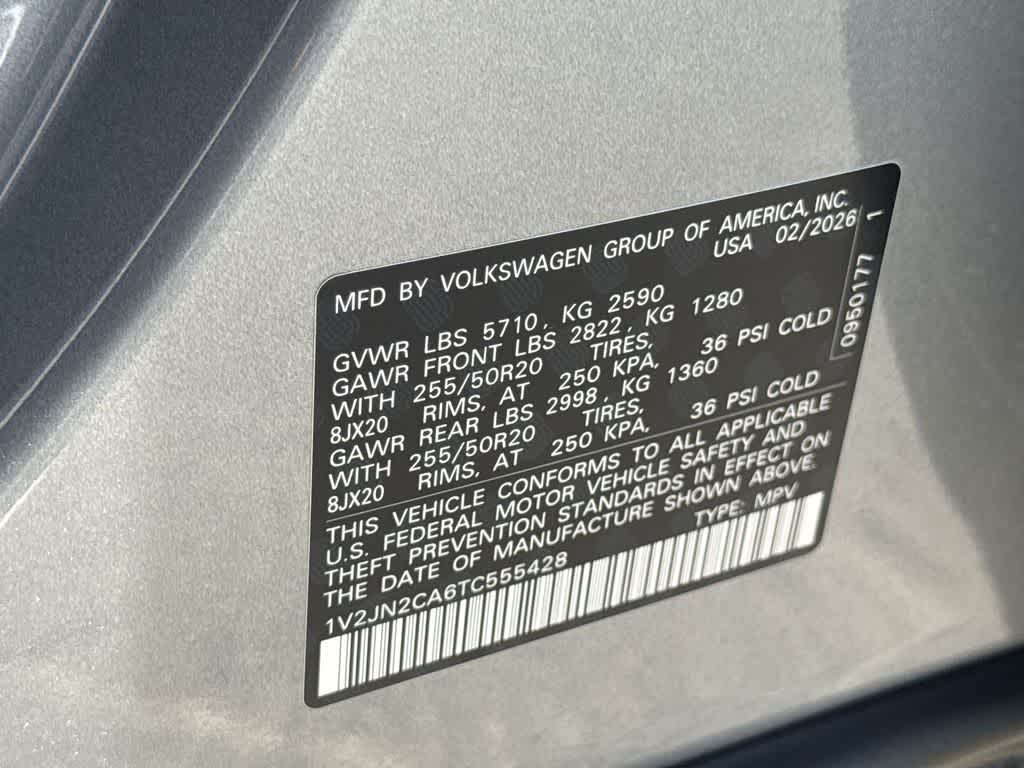 2026 Volkswagen Atlas 2.0T SE w/Technology