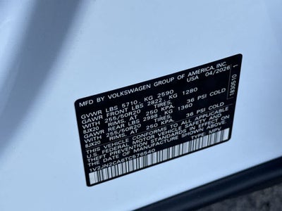 2026 Volkswagen Atlas 2.0T SE w/Technology