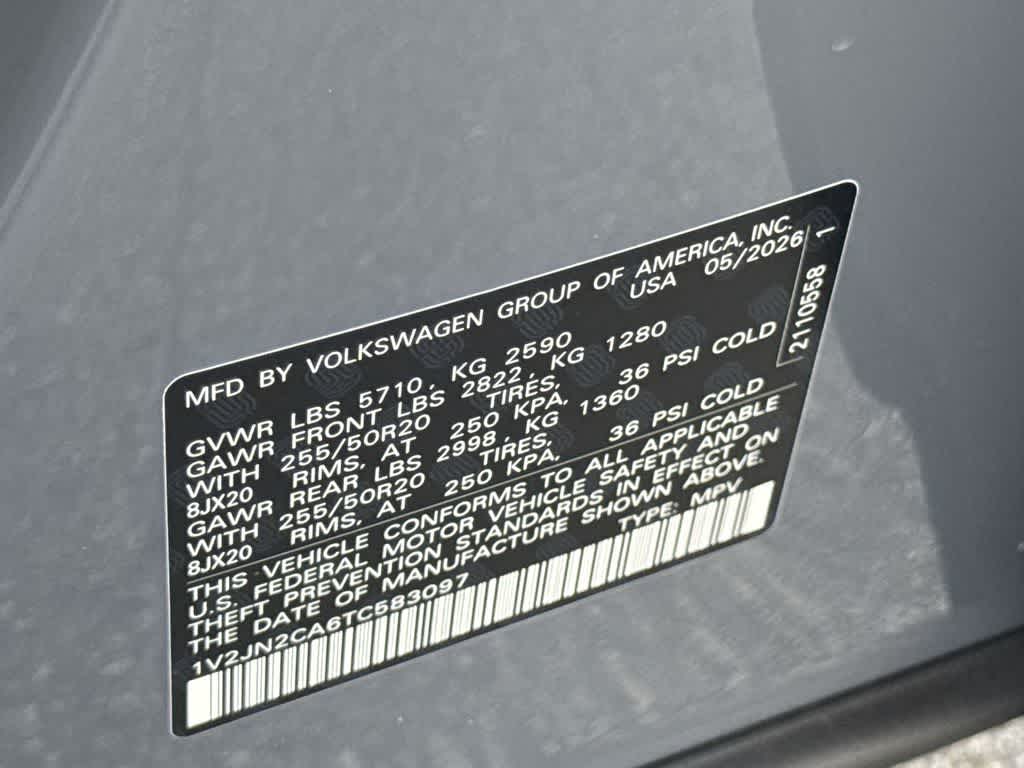 2026 Volkswagen Atlas 2.0T SE w/Technology
