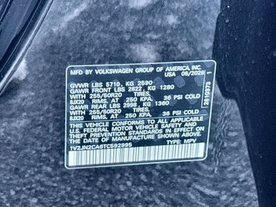 2026 Volkswagen Atlas 2.0T SE w/Technology