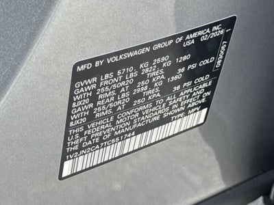 2026 Volkswagen Atlas 2.0T SE w/Technology