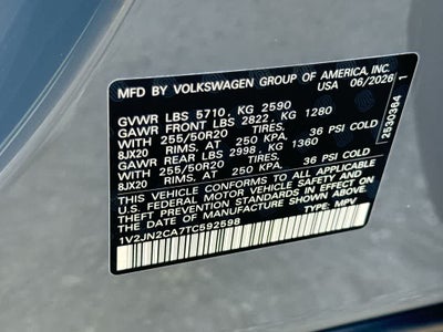 2026 Volkswagen Atlas 2.0T SE w/Technology