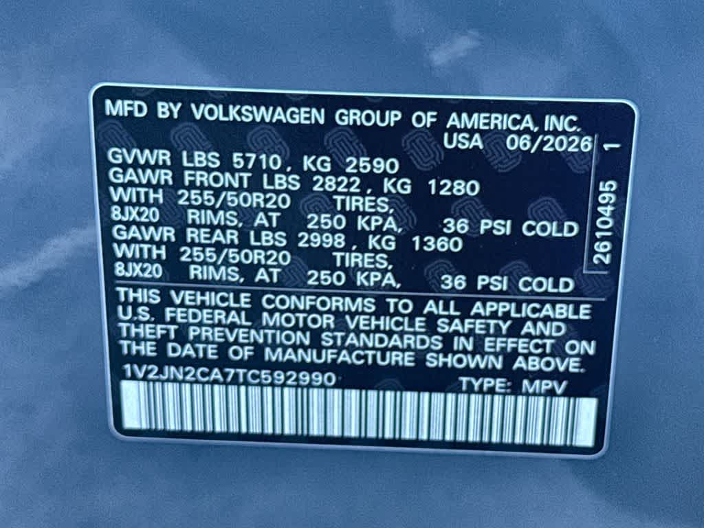 2026 Volkswagen Atlas 2.0T SE w/Technology