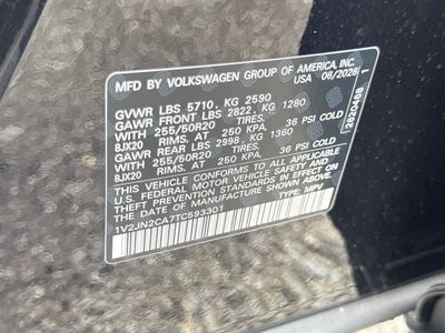 2026 Volkswagen Atlas 2.0T SE w/Technology