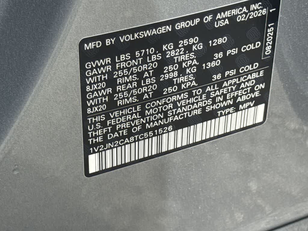 2026 Volkswagen Atlas 2.0T SE w/Technology