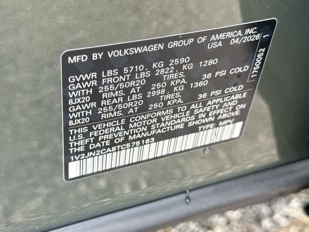 2026 Volkswagen Atlas 2.0T SE w/Technology