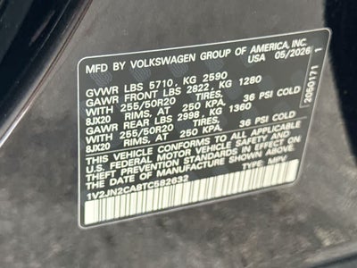 2026 Volkswagen Atlas 2.0T SE w/Technology