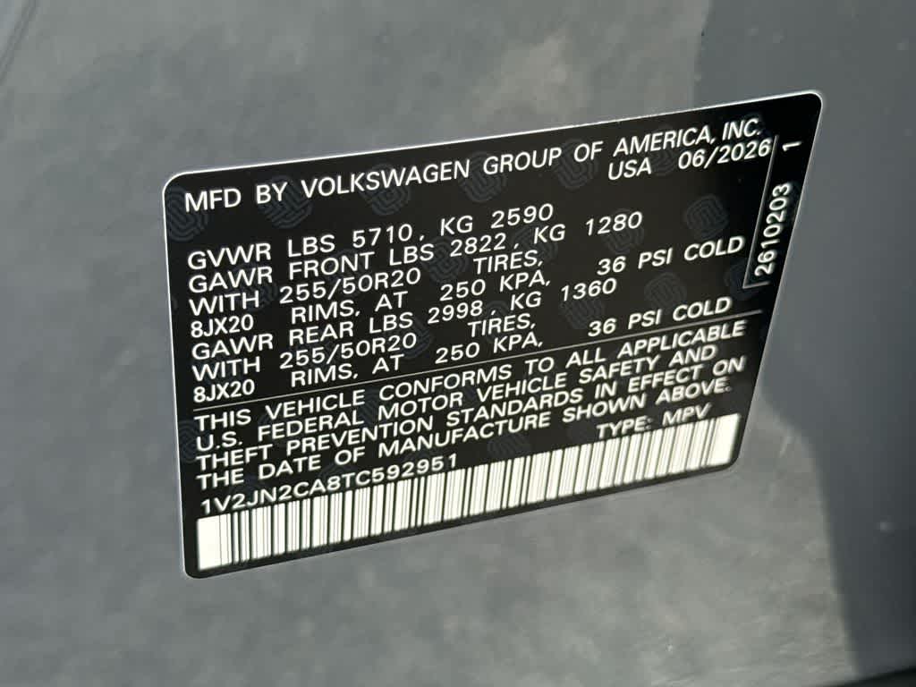 2026 Volkswagen Atlas 2.0T SE w/Technology