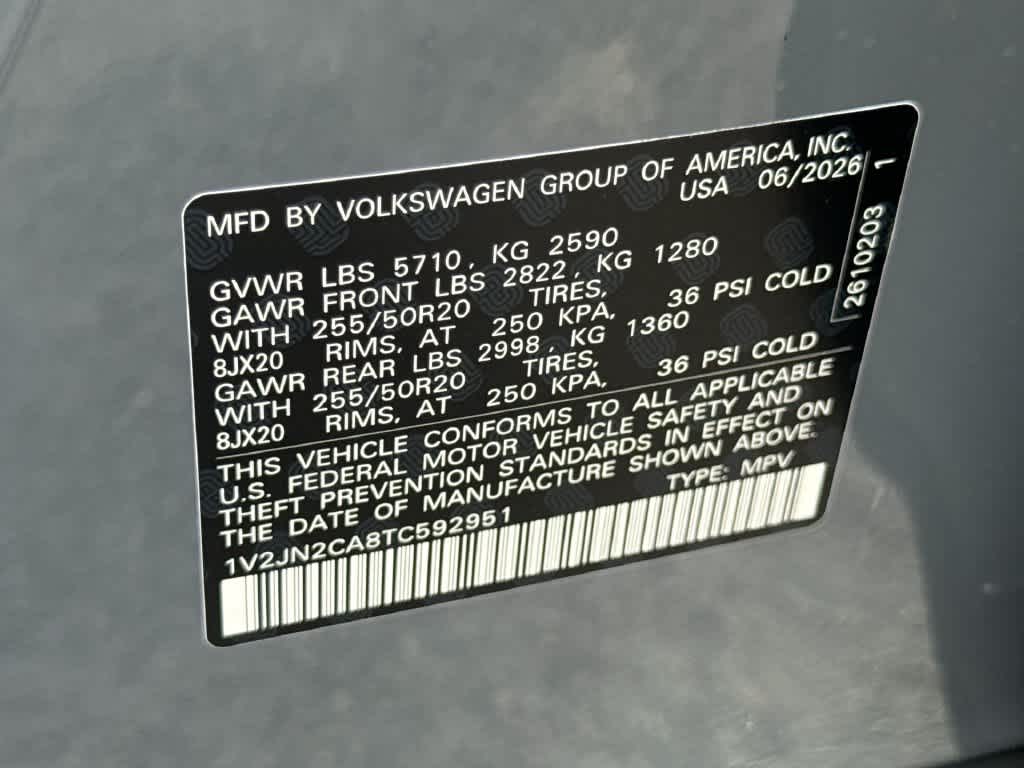 2026 Volkswagen Atlas 2.0T SE w/Technology