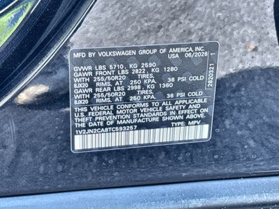 2026 Volkswagen Atlas 2.0T SE w/Technology