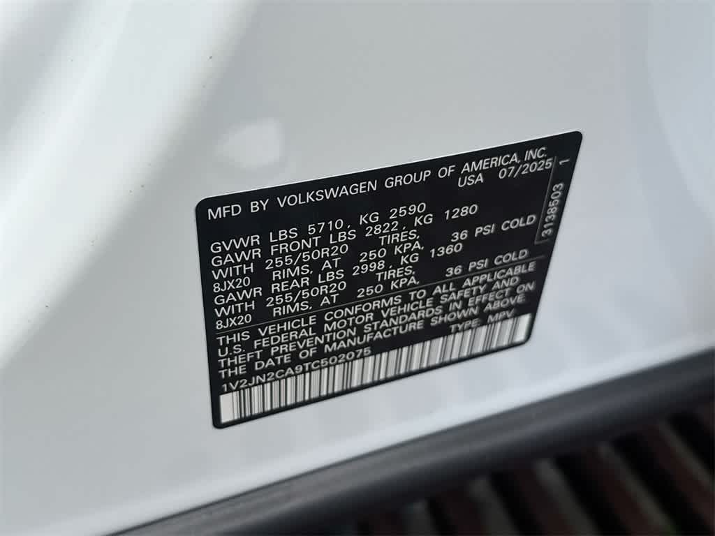 2026 Volkswagen Atlas 2.0T SE w/Technology