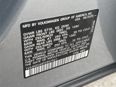 2026 Volkswagen Atlas 2.0T SE w/Technology