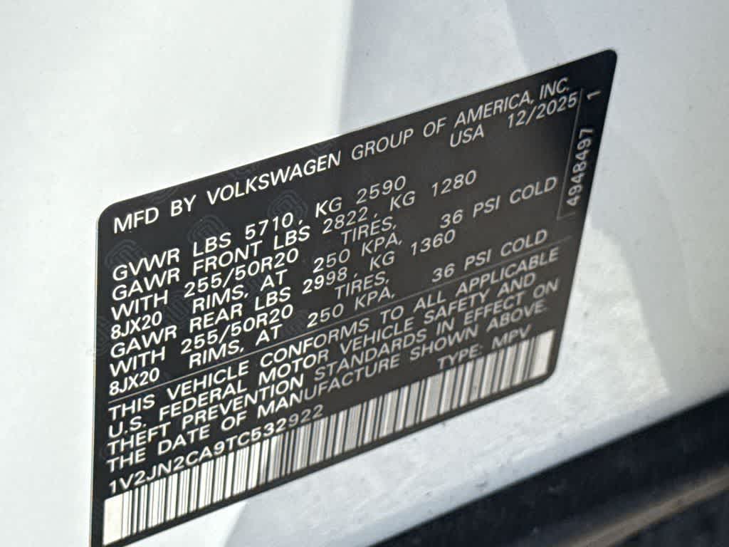 2026 Volkswagen Atlas 2.0T SE w/Technology