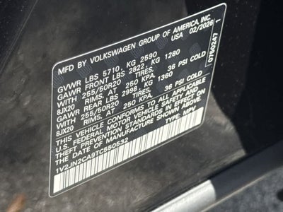 2026 Volkswagen Atlas 2.0T SE w/Technology