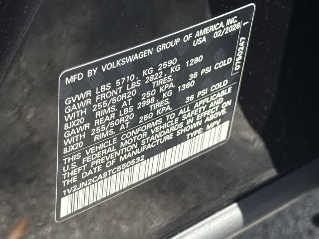 2026 Volkswagen Atlas 2.0T SE w/Technology