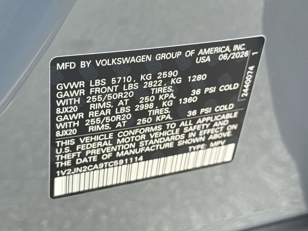 2026 Volkswagen Atlas 2.0T SE w/Technology