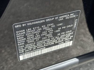 2026 Volkswagen Atlas 2.0T SE w/Technology