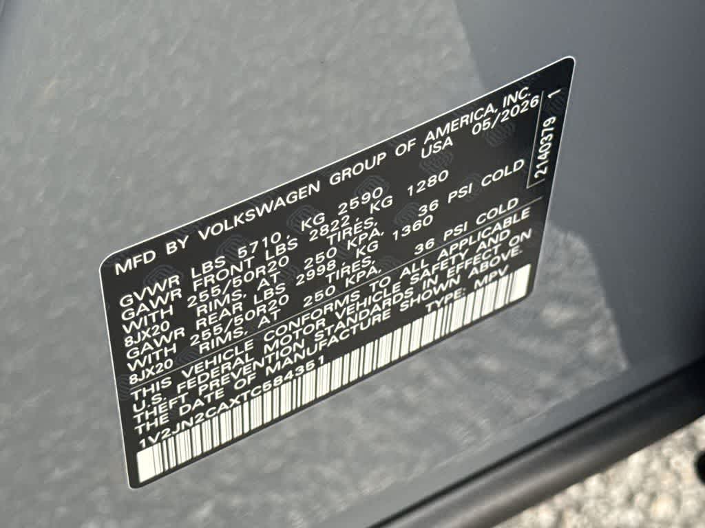 2026 Volkswagen Atlas 2.0T SE w/Technology