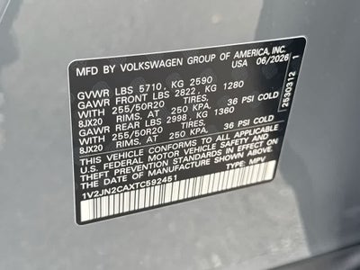 2026 Volkswagen Atlas 2.0T SE w/Technology