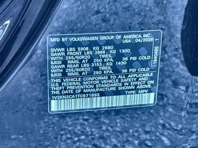 2026 Volkswagen Atlas 2.0T SE w/Technology