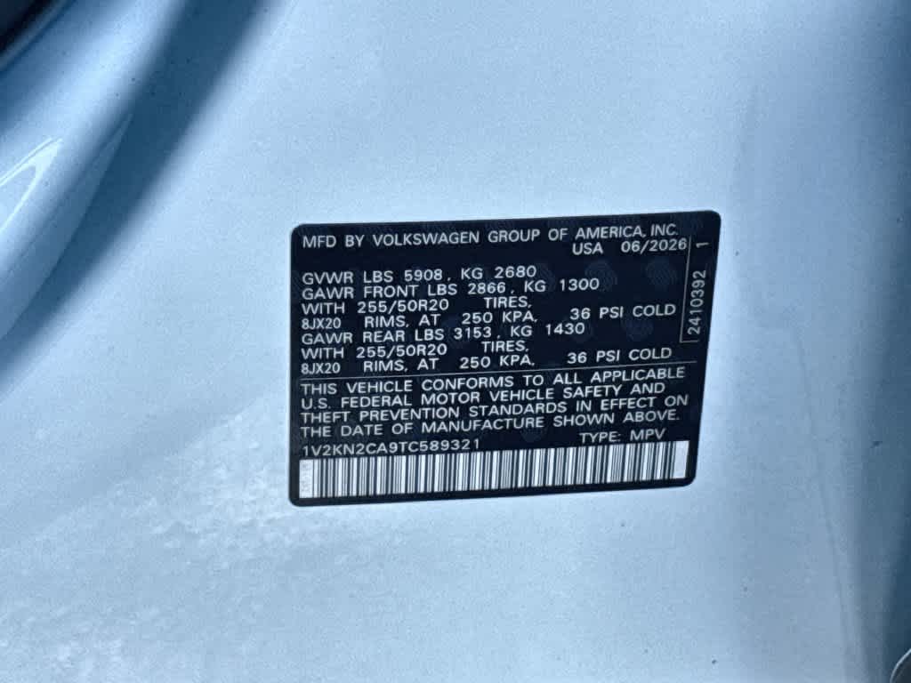 2026 Volkswagen Atlas 2.0T SE w/Technology