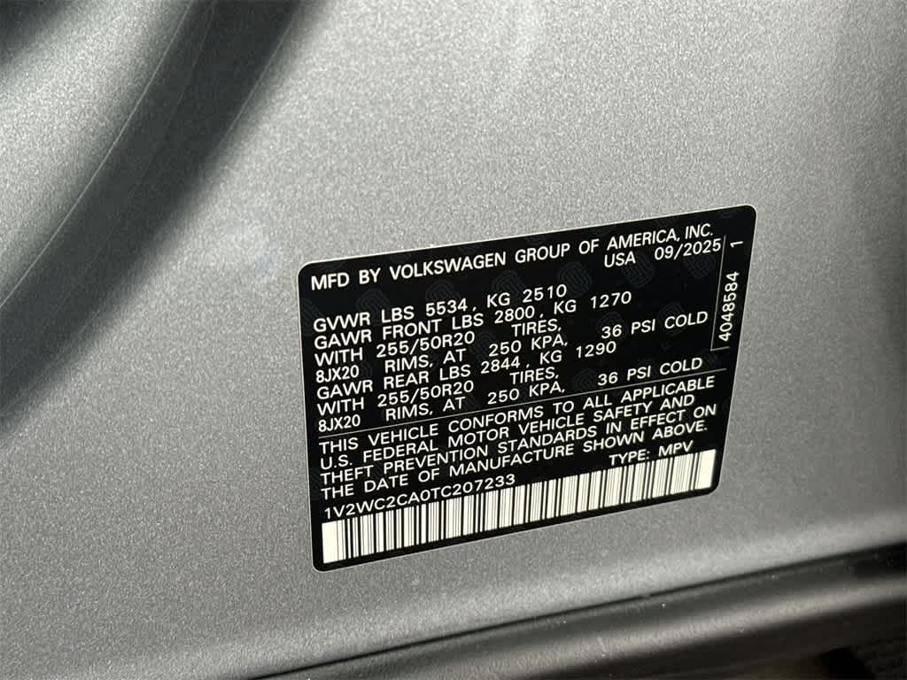 2026 Volkswagen Atlas Cross Sport 2.0T SE w/Technology