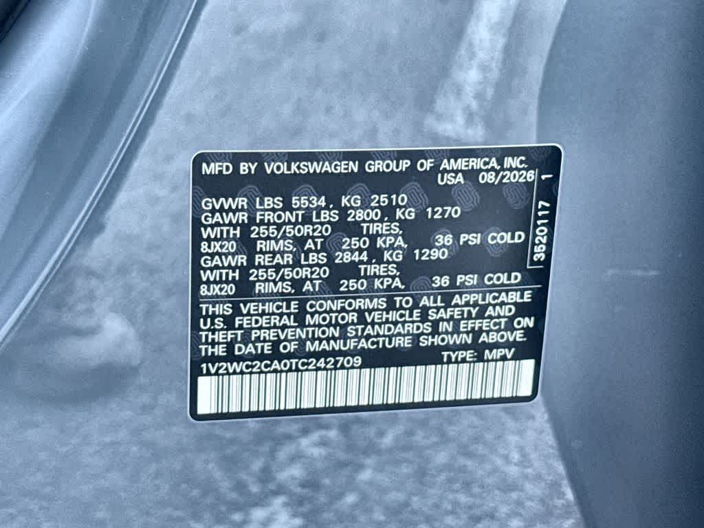 2026 Volkswagen Atlas Cross Sport 2.0T SE w/Technology