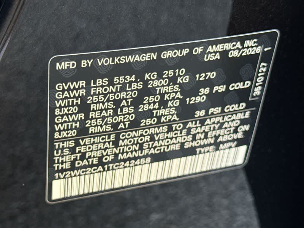 2026 Volkswagen Atlas Cross Sport 2.0T SE w/Technology