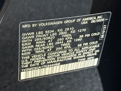 2026 Volkswagen Atlas Cross Sport 2.0T SE w/Technology