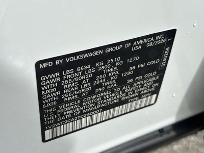 2026 Volkswagen Atlas Cross Sport 2.0T SE w/Technology